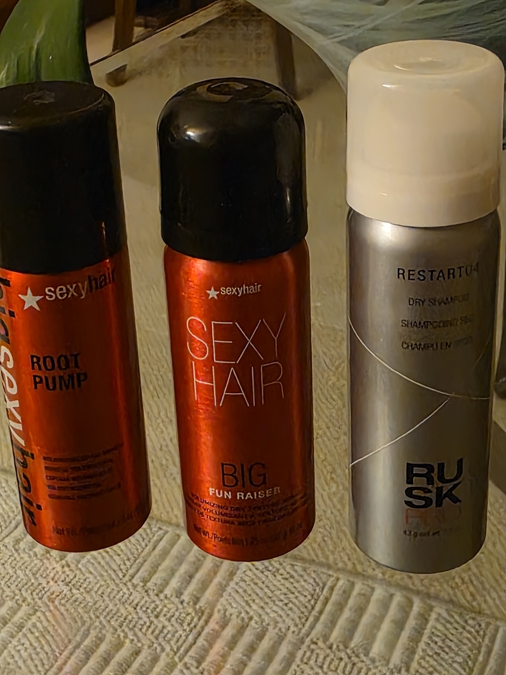SexyHair Big Fun Raiser + Root Pump Red Hair Spray 3pc